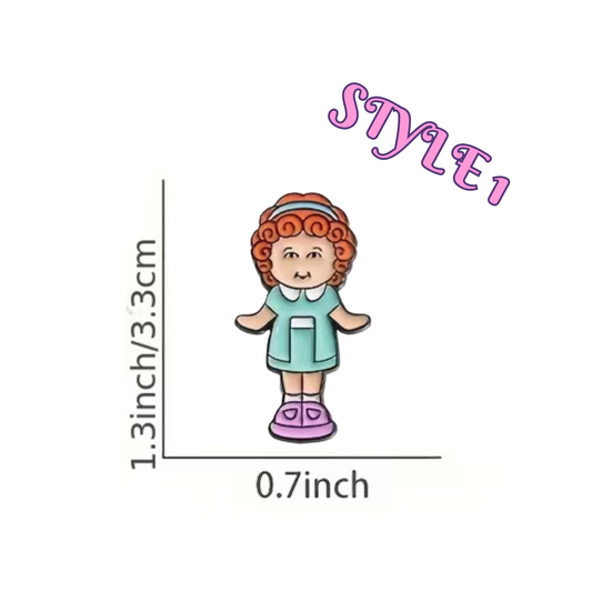 Custom Polly Pocket 90s Enamel Pin Various Designs