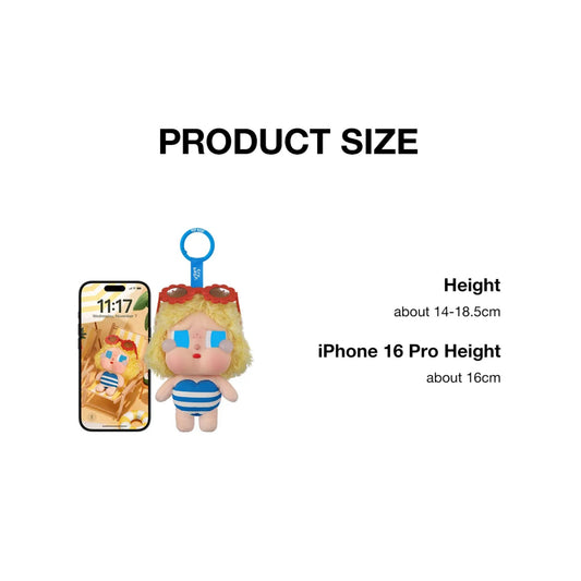 POP MART CRYBABY Vacation Mode On Series Plush Pendant