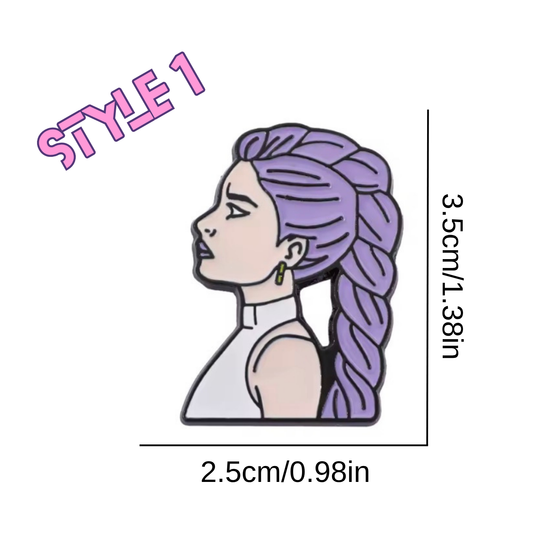 Custom KPop Demon Hunters Enamel Pins