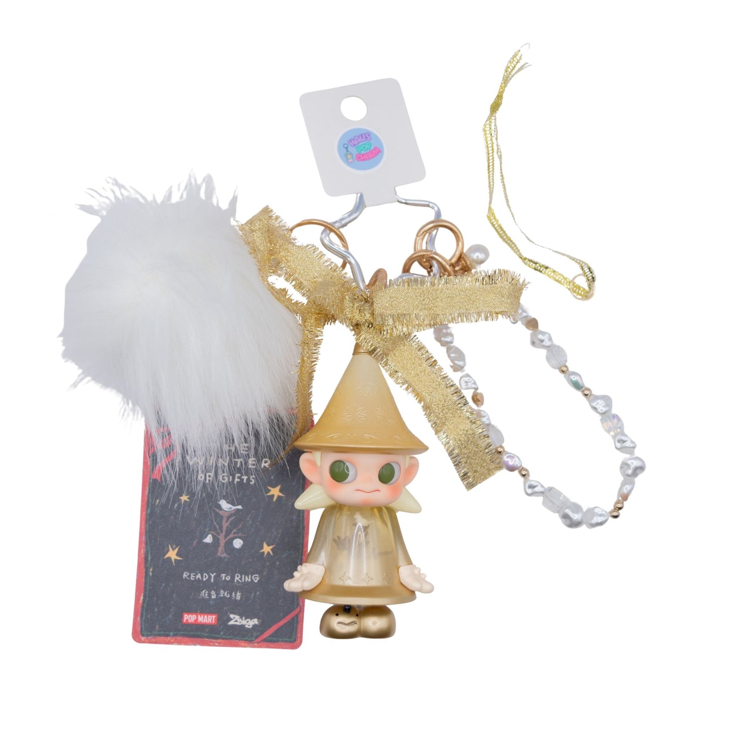 Handmade POP MART Zsiga The Winter Of Gifts Series Keychain/Bag Charm