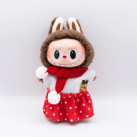 Christmas Doll Clothes 3-Piece Set Various Colors