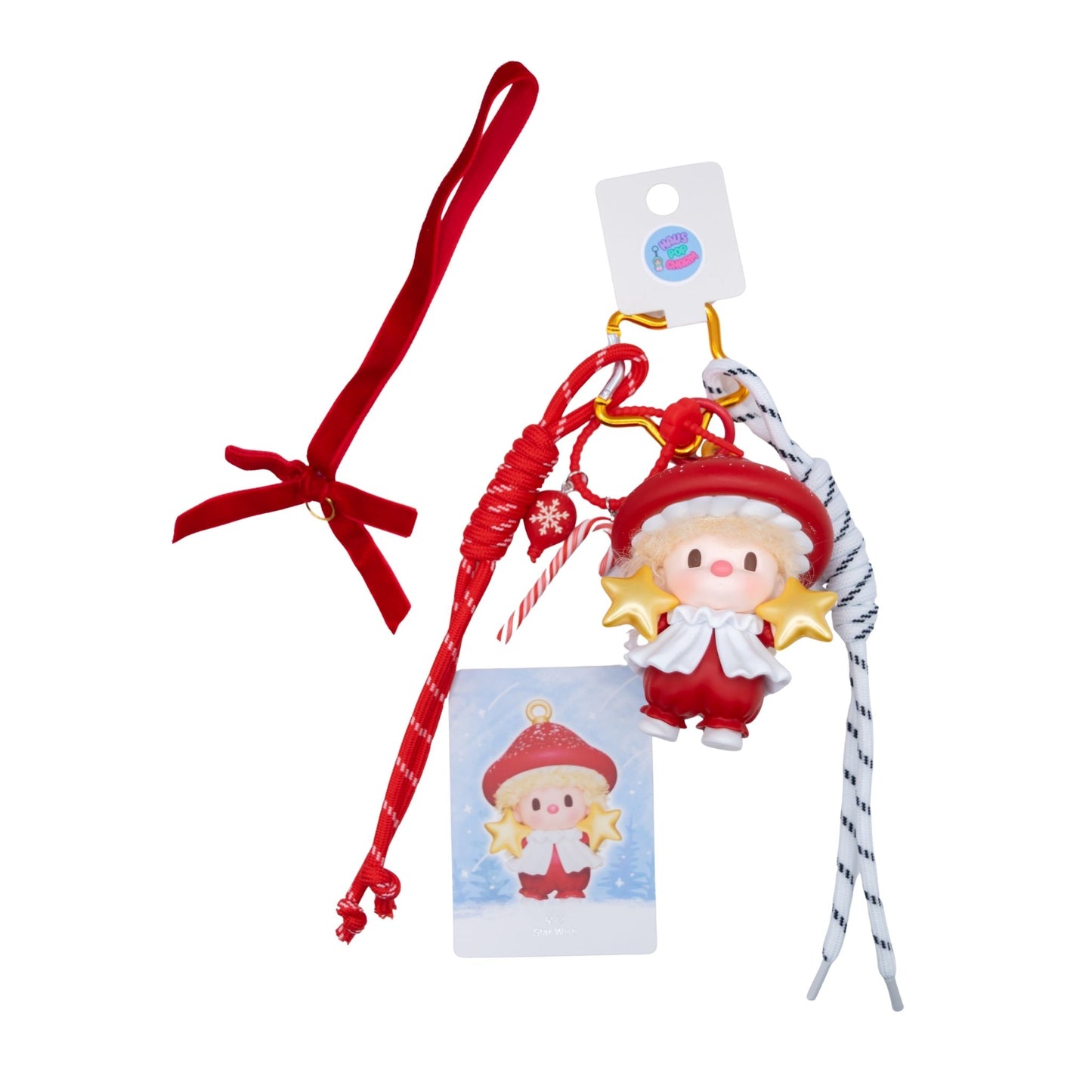 Handmade POP MART Sweet Bean Your Exclusive Holiday Series Keychain/Bag Charm