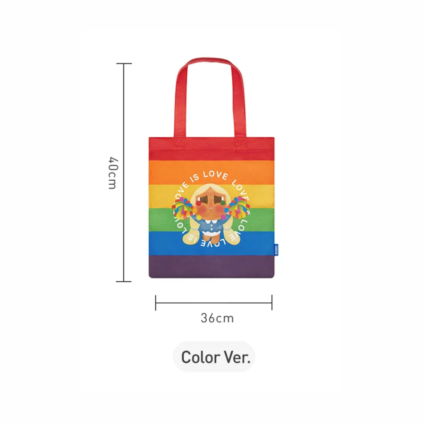 POP MART Crybaby Cheer Up, Baby! Canvas Bag (Color Ver.)