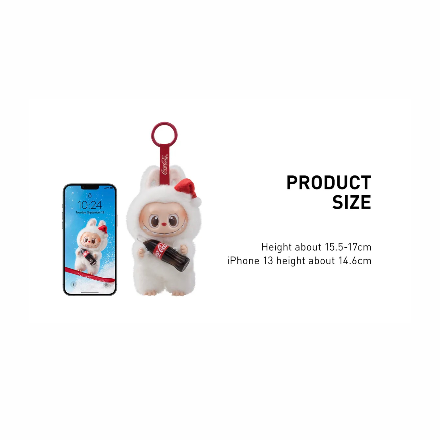 POP MART The Monsters Coca Cola Series Vinyl Face Plush Pendant