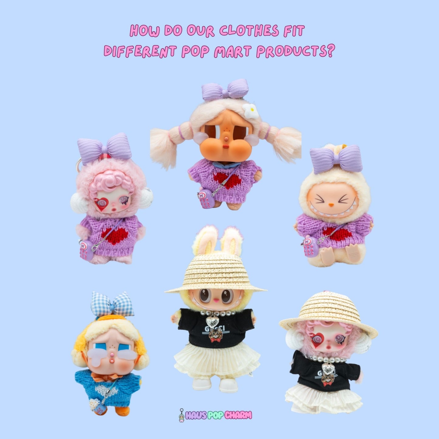 Premium Luxury Designer Inspired Doll Clothes 7-Piece Set