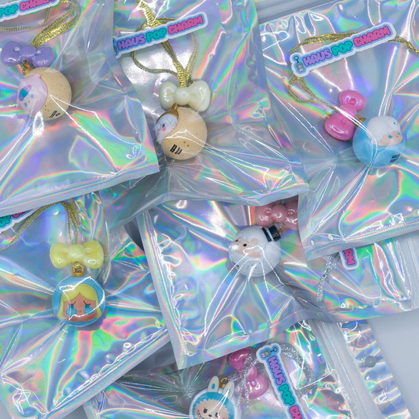 Handmade POP MART Pop Bean Christmas Ball Series Ornament