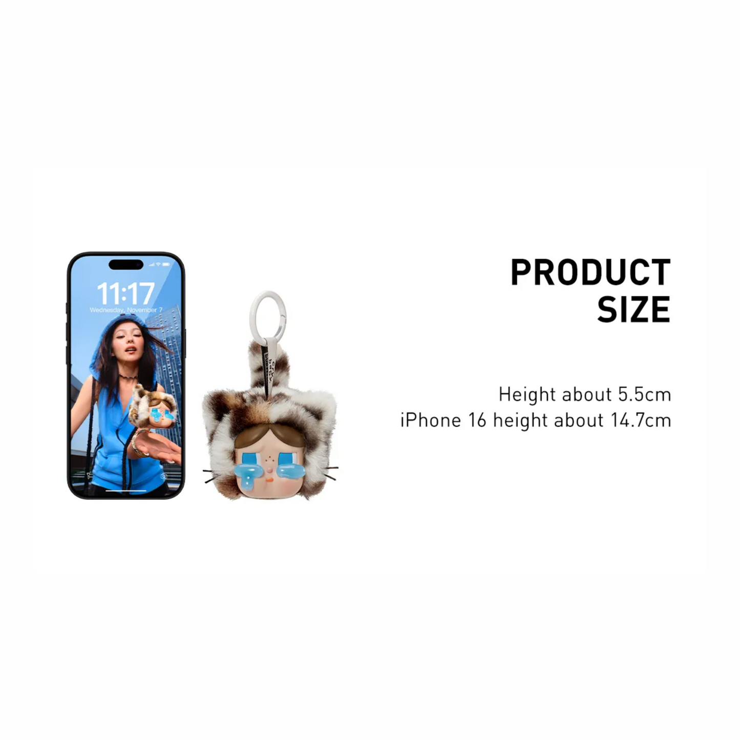 POP MART Crybaby Wild But Cutie Series Vinyl Plush Pendant