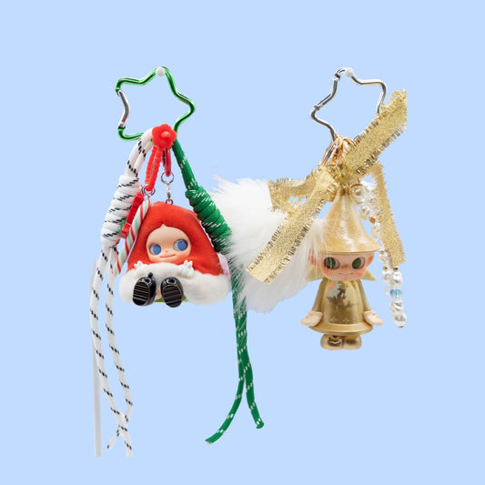 Handmade POP MART Zsiga The Winter Of Gifts Series Keychain/Bag Charm