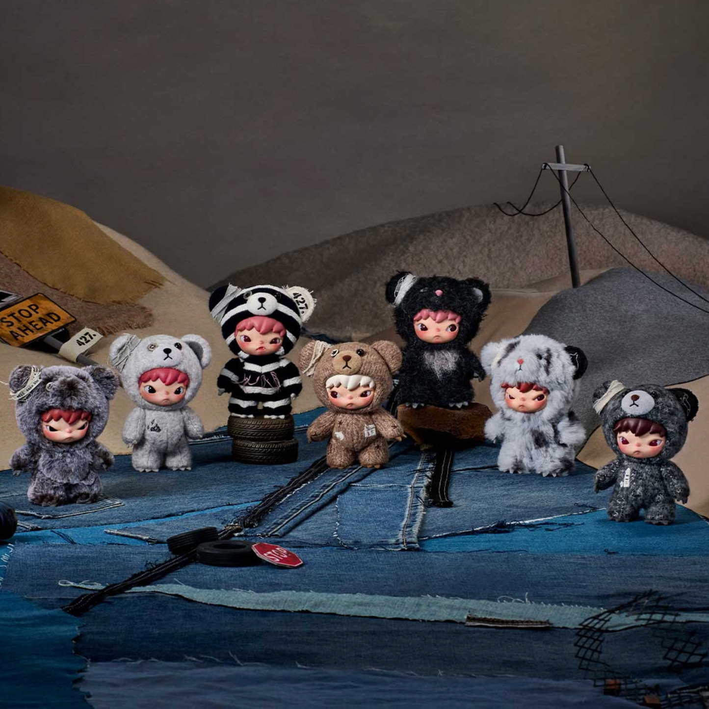 POP MART HIRONO Road Journal Series Plush Doll Pendant