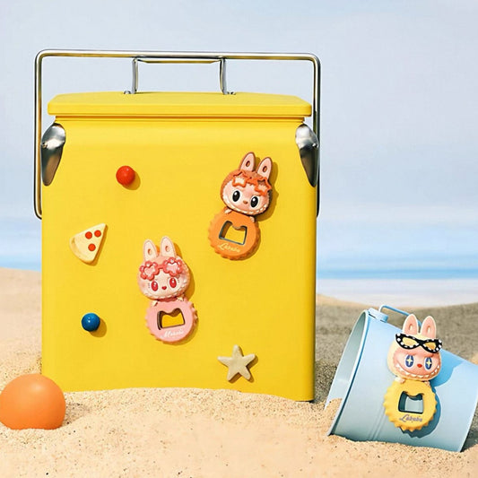 POP MART The Monsters Jump Into Summer Series Bottle Opener Fridge Magnet