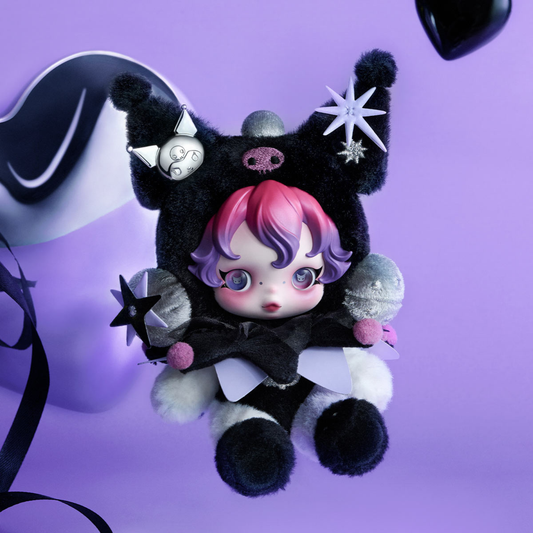 POP MART SKULLPANDA × KUROMI Plush Pendant