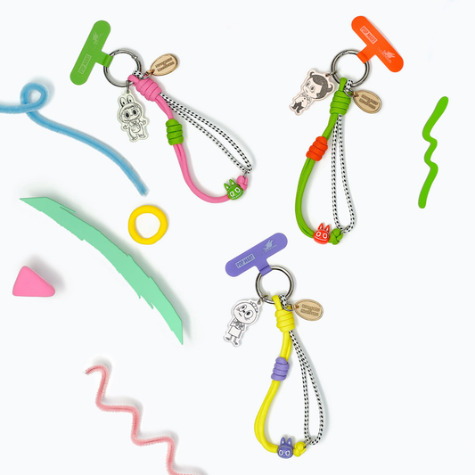 POP MART The Monsters 10th Anniversary Series Phone Charm Lanyard