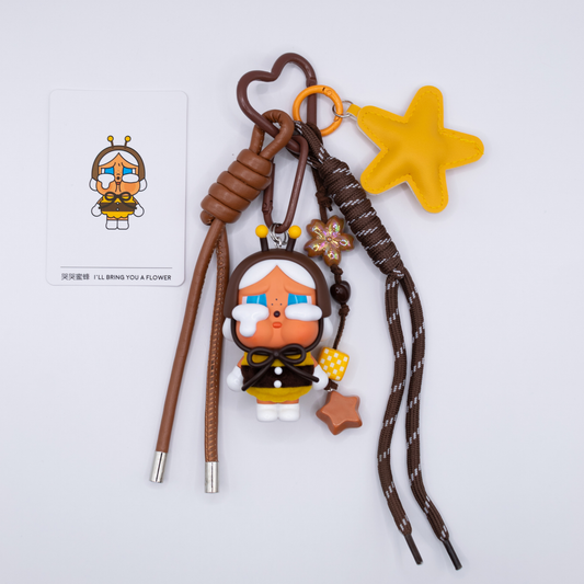 Handmade CRYBABY I'll Bring You A Flower Keychain and Bag Charm