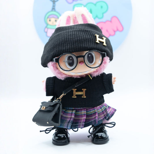 Premium Luxury Designer Inspired Doll Clothes 6-Piece Set