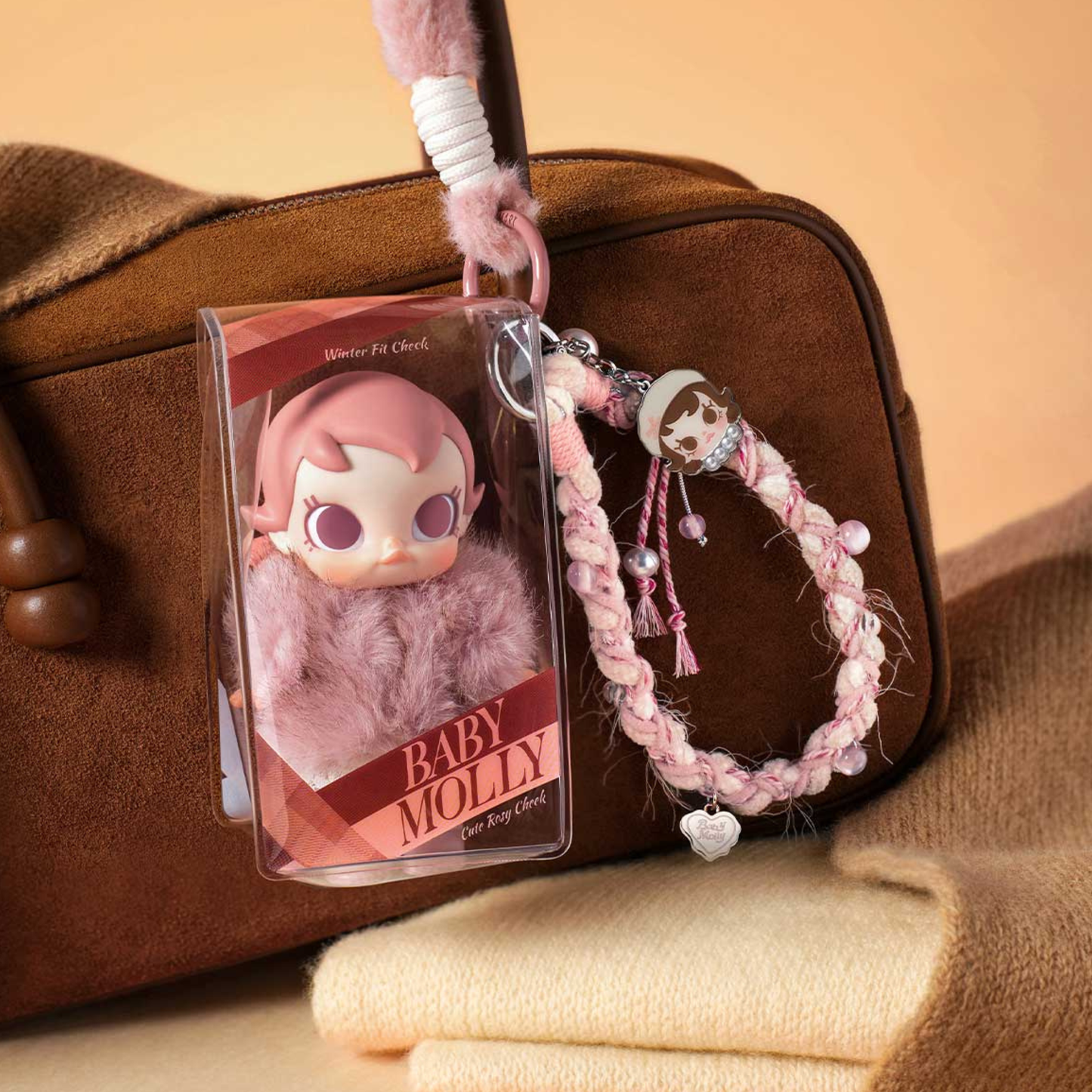 POP MART Molly Winter Fit Check Series Vinyl Plush Pendant