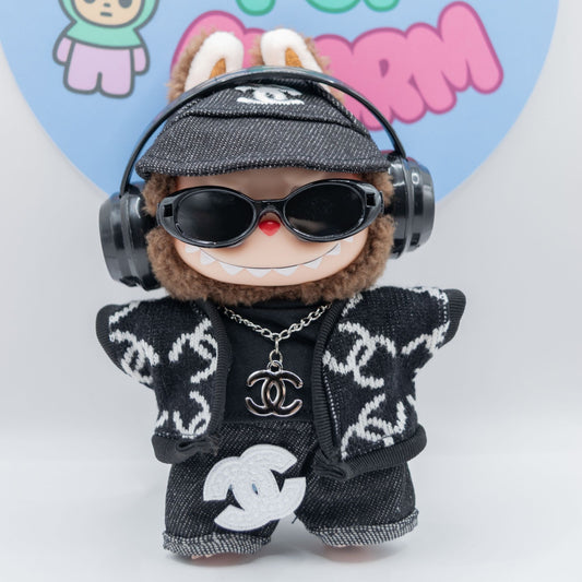 Premium Luxury Designer Inspired Doll Clothes 7-Piece Set