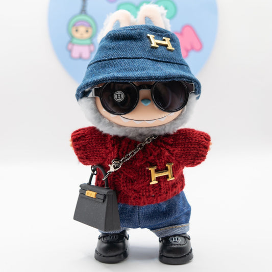 Premium Luxury Designer Inspired Doll Clothes 6-Piece Set