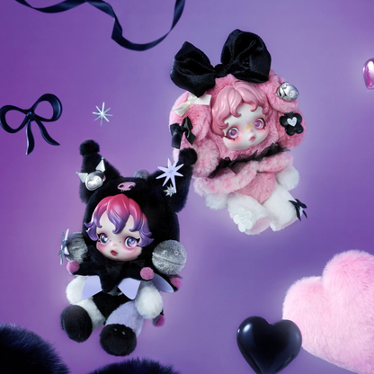 POP MART SKULLPANDA × MY MELODY Plush Pendant