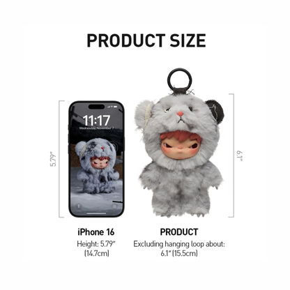 POP MART HIRONO Road Journal Series Plush Doll Pendant